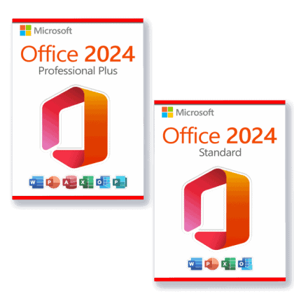 Microsoft Office 2024 Standard + Microsoft Office 2024 Professional Plus license for 3 devices